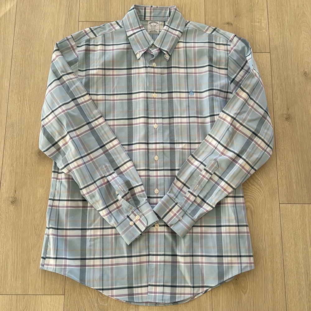 Brooks Brothers Plaid Shirt.